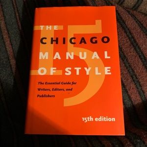📕 The Chicago Manual of Style 15th Edition Book📕